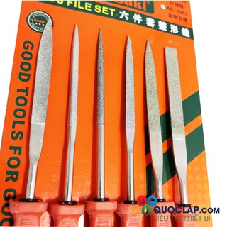 Bộ giũa ASAKI 6 món phi 3x140mm