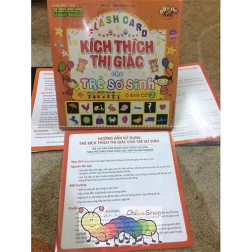 Thẻ Flashcard Kích Thích Thị Giác Cho Trẻ Sơ Sinh 3 - Ô Bàn Cờ