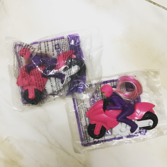 Đồ chơi McDoanld’s Happy meal Barbie lái motor
