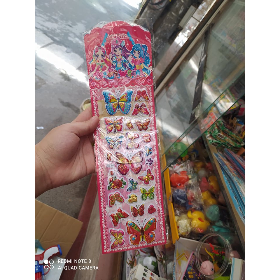 Đồ chơi sticker bé trai bé gái nhiều kích cỡ