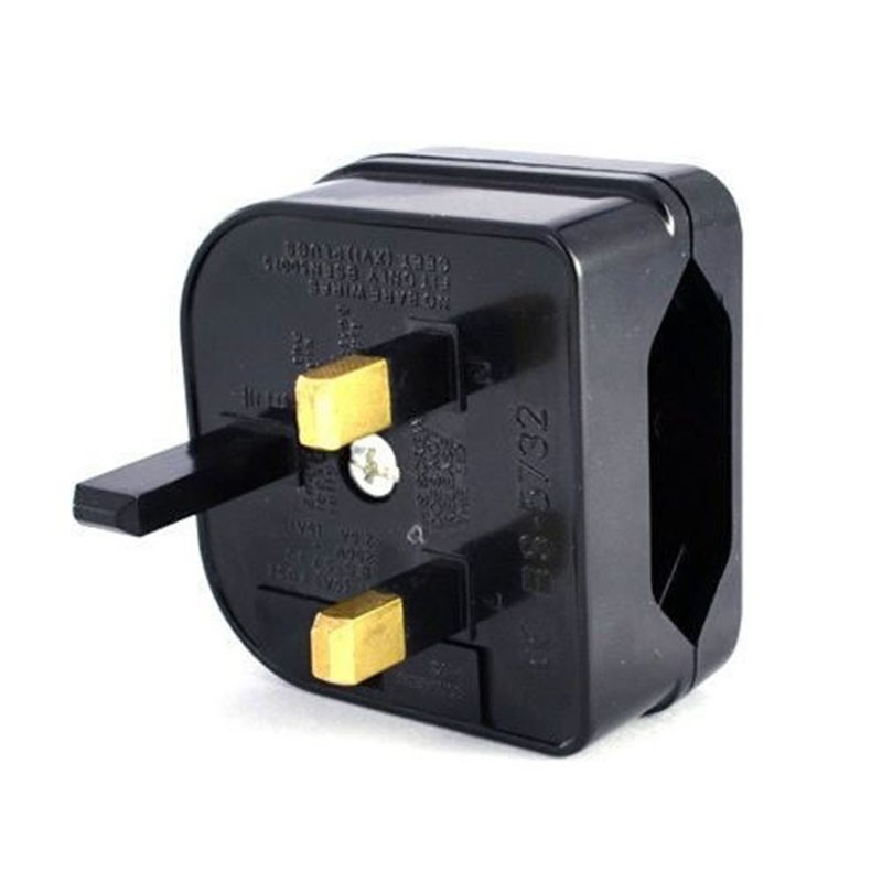 POWER Ổ Cắm Điện Chuyển Đổi Từ 2 Chấu Sang Uk 3pin Tiện Dụng