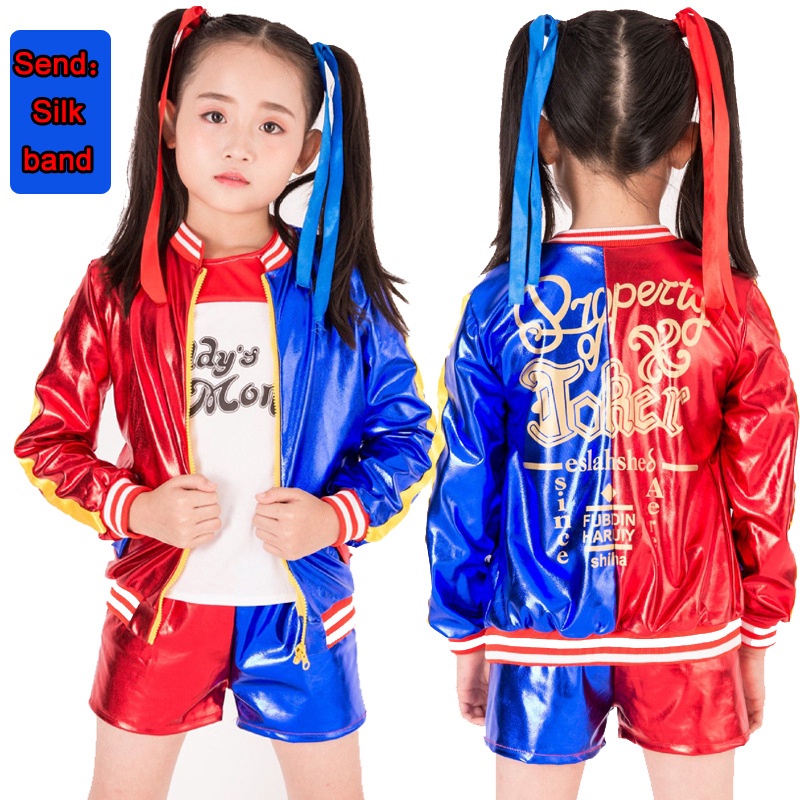 Halloween Harley Quinn HrleyQuinn HrleyQuinn Biệt Đội Tự Sát Trọn Bộ Người Lớn Trẻ Em Harley Quinn C