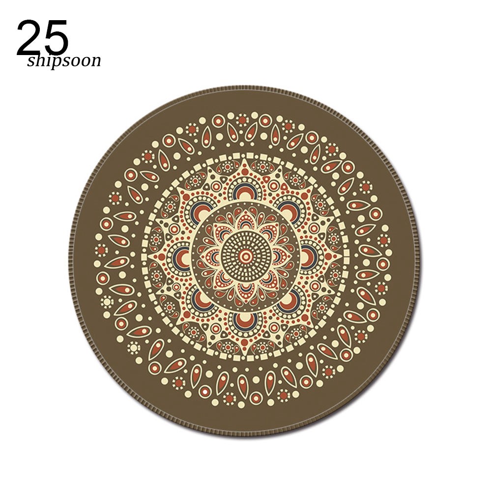 Tấm lót chuột máy tính hình tròn họa tiết cổ điển | BigBuy360 - bigbuy360.vn