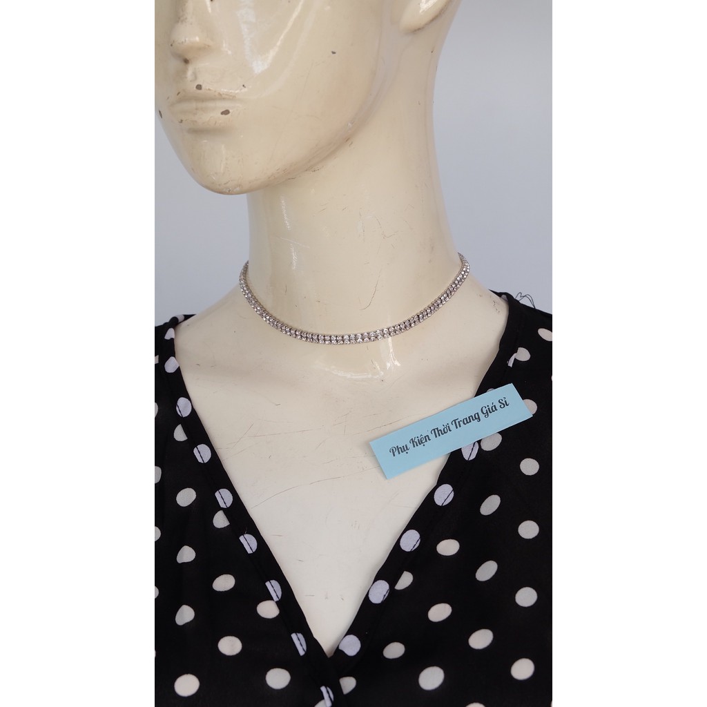 Vòng cổ choker đính đá