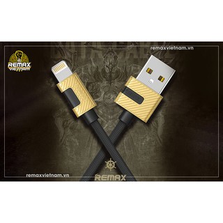 [Dài 1m] Cáp vải sạc nhanh Remax Rc-089i 2.4A max - Chống rối - Sạc nhanh - Ổn định dòng điện - Chính hãng