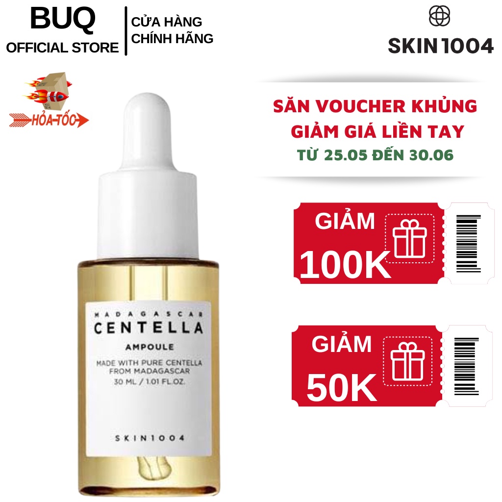 Tinh Chất Giảm Mụn, Mờ Thâm, Làm Dịu Và Phục Hồi Da Skin1004 Madagascar Centella Ampoule 30ml