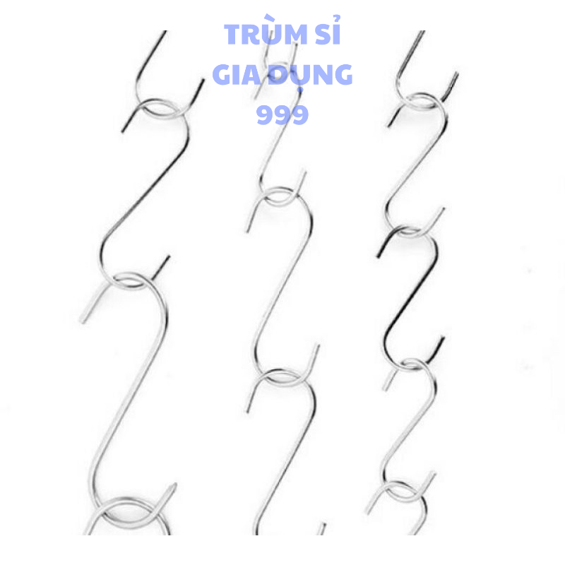 móc treo đồ vật dụng chữ s loại nhỏ dày, móc treo chữ s inox 304 siêu chắc, treo đồ vật dụng trong nhà đa năng
