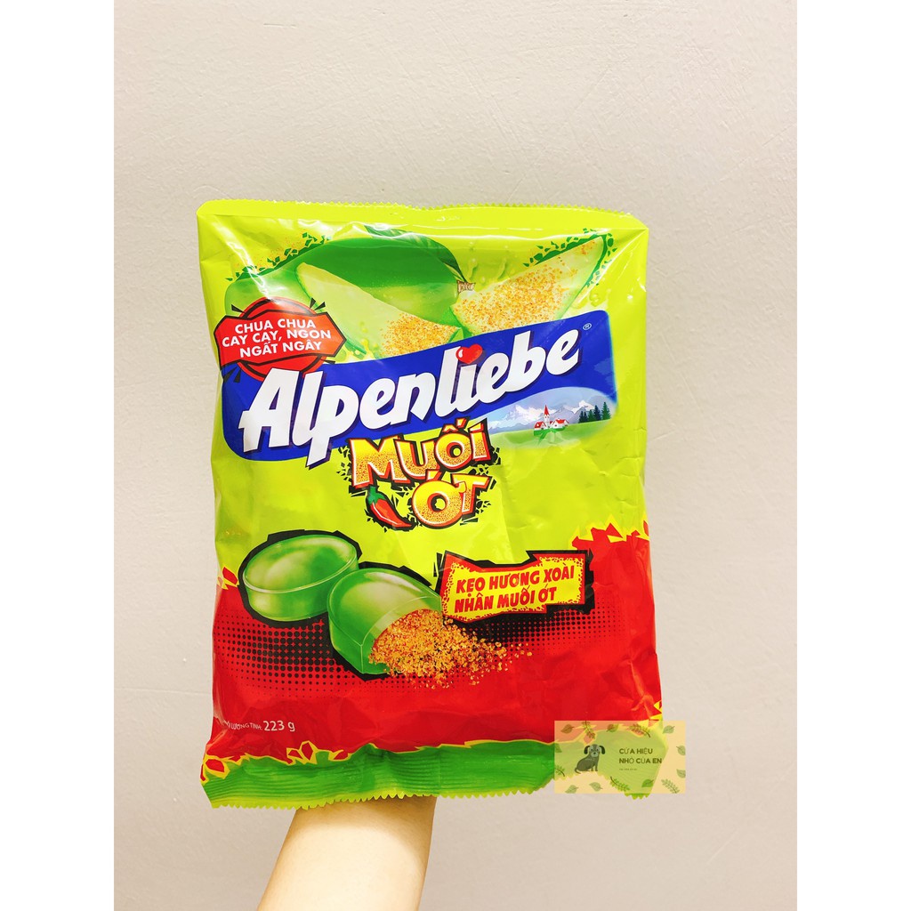 Combo 3 Gói Kẹo Alpenliebe Hương Xoài Nhân Muối Ớt (1Gói 30 viên)