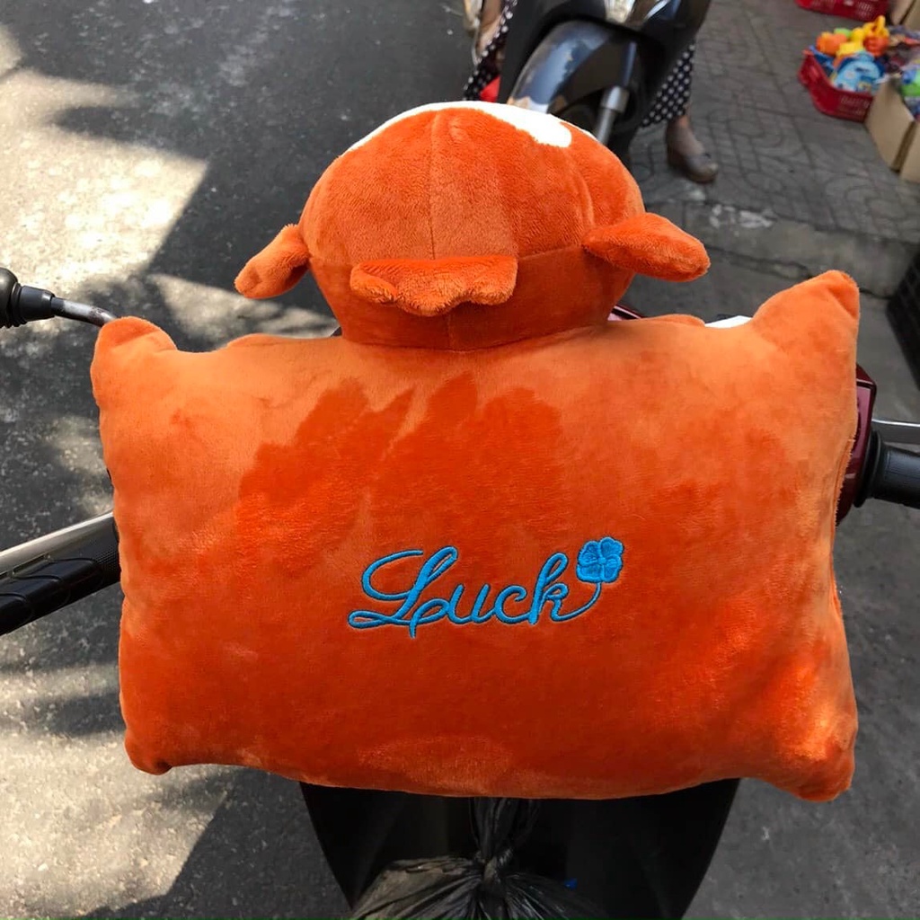 Gối đi xe máy cho bé siêu dễ thương