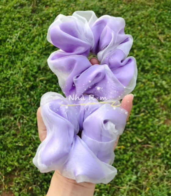 Cột tóc SCRUNCHIES bridal 2 lớp cực đẹp