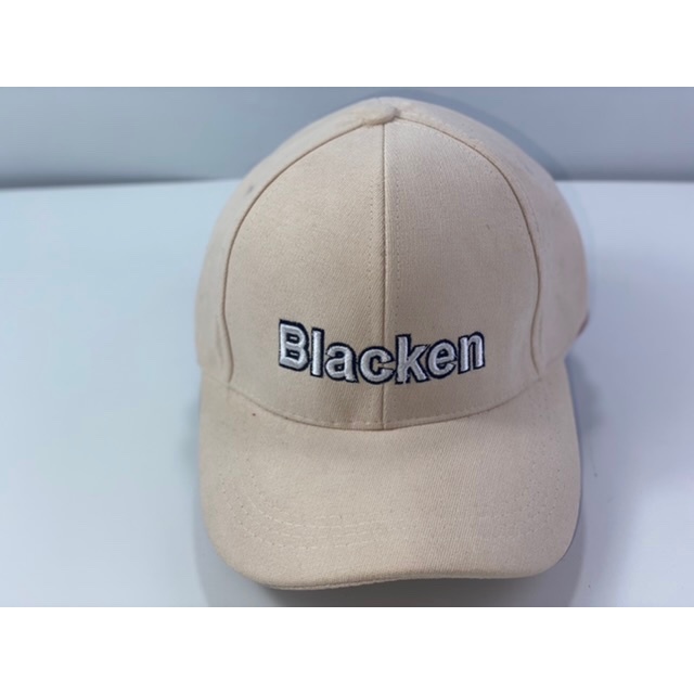 Nón kết lưỡi trai ❤️ Nhung mịn thêu chữ blaken Hàn Quốc cá tính thời trang