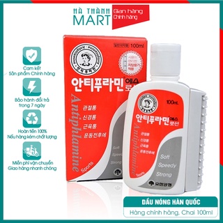 Dầu nóng hàn quốc - ANTIPHLAMINE [CHÍNH HÃNG] Dung tích - 100ML