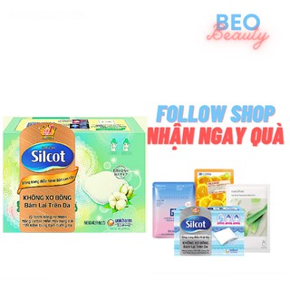 [ Hàng công ty] Bông tẩy trang Silcot Nhật Bản siêu mềm mịn, không xơ vữa an toàn cho da nhạy cảm - Hộp 66 miếng