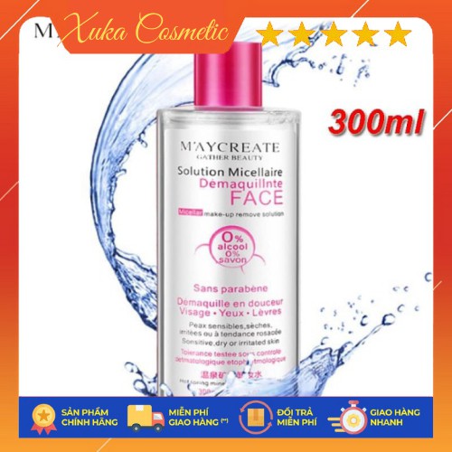  Nước tẩy trang MayCreate 300ml phù hợp mọi loại da Xuka Cosmetic | BigBuy360 - bigbuy360.vn