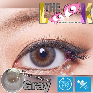 CONTACT LENS MÀU GRAY - XÁM KHÓI PHA NÂU MẬT ONG - TÂY - ÁP TRÒNG - 0 ĐỘO