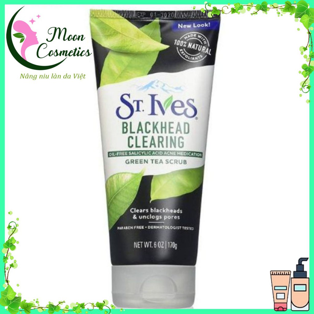 💎 [ CHÍNH HÃNG ] Sữa Rửa Mặt St.Ives Trà Xanh Tẩy Tế Bào Chết và Sạch Mụn 170g [ST.IVES SCRUB GREEN TEA] ( Giá Tốt ) 💦