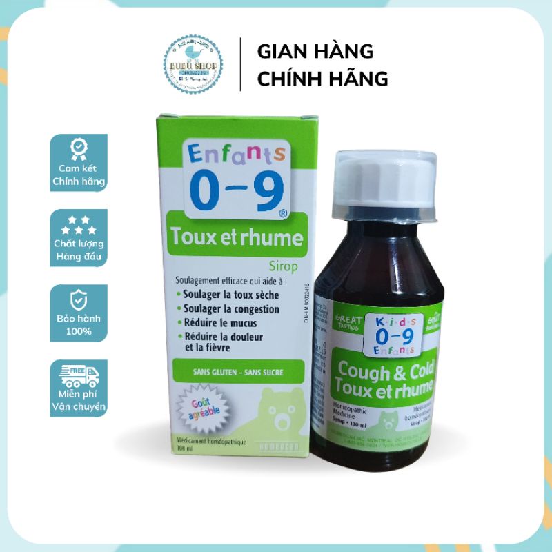 SIRO CANADA ENFANTS 0-9 CHO BÉ TỪ 0-9 TUỔI