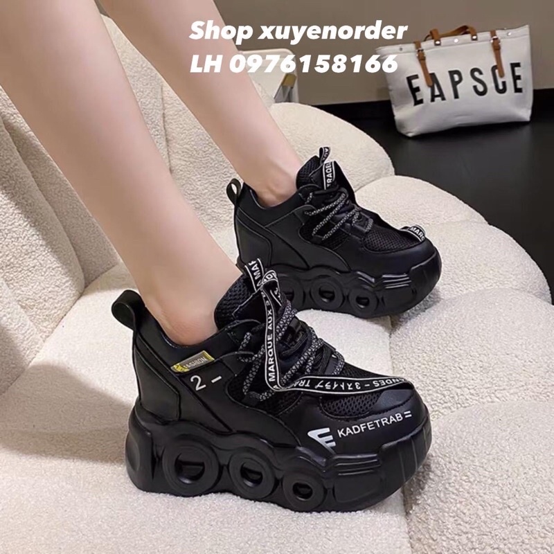 Giầy thể thao đế độn nâng chiều cao 10cm siêu nhẹ và êm  hàng nhập chuẩn Quảng Châu cao cấp
