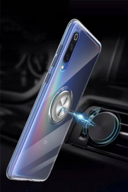 Ốp lưng Xiaomi Mi 9SE  FREESHIP Từ 50k dẻo trong suốt giá đỡ nhẫn iring chống sốc cao cấp