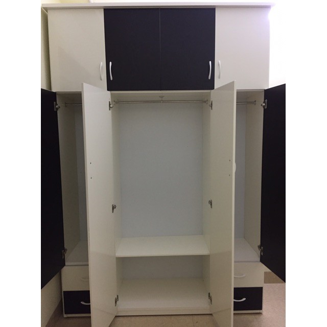 Free ship Tủ nhựa 4 cánh có tầng chăn màn sang trọng Nội thất Bích Ngọc | BigBuy360 - bigbuy360.vn