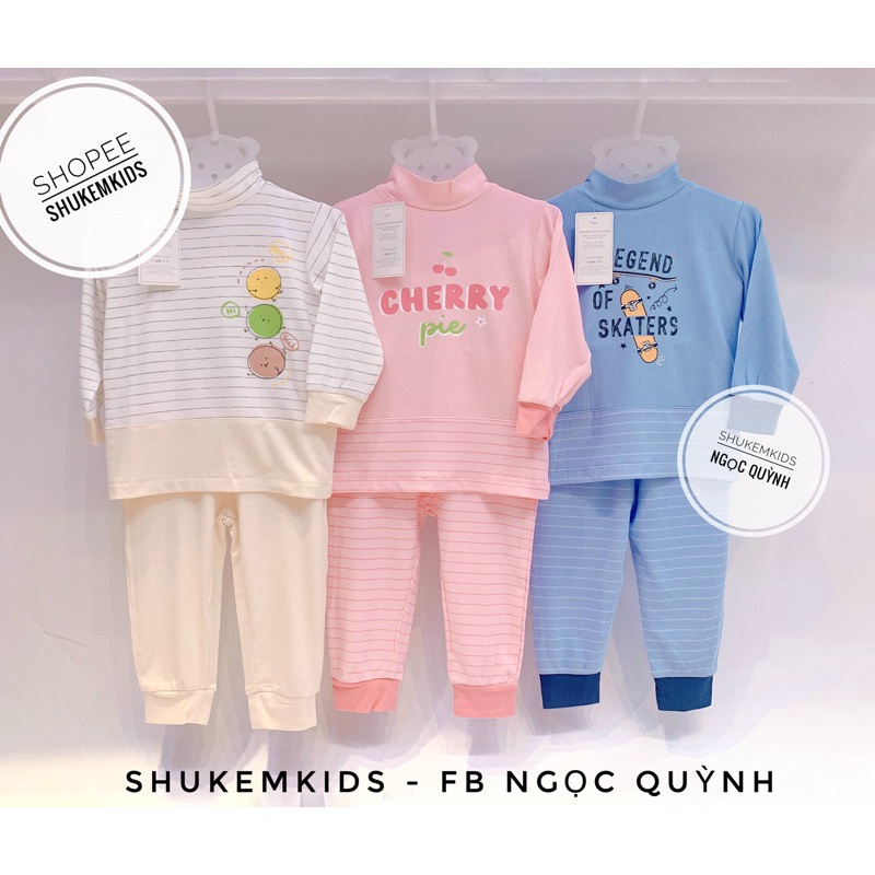 Moon Bộ dài peptit  sale trắng hoạ tiết