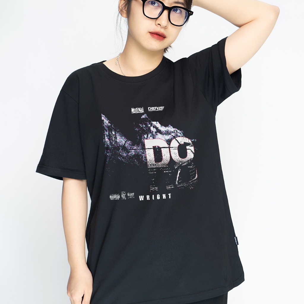 KACK /Áo thun Wright Meek Mill and Chief Keef rapper DO phong cách streetwear form rộng cotton!