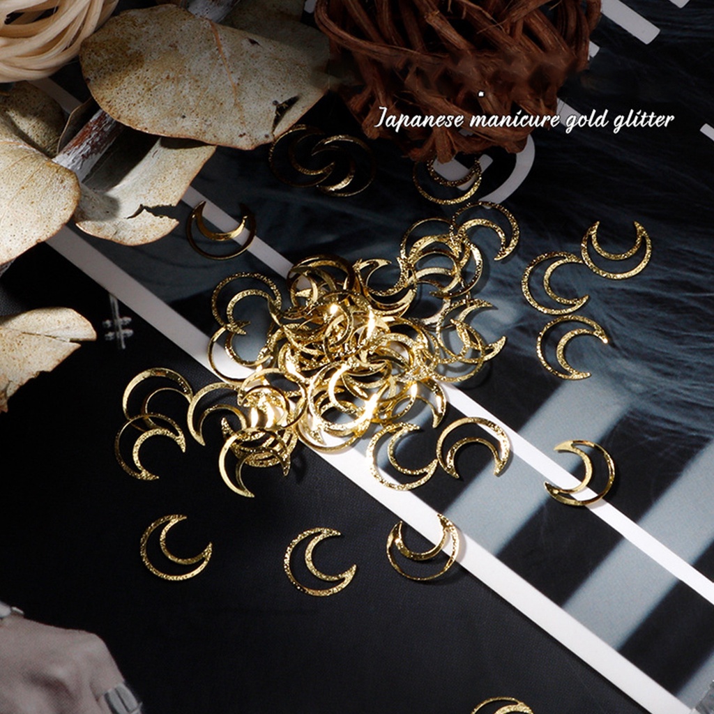 Set 100 Đinh Tán Kim Loại Tạo Hiệu Ứng 3D Không Phai Màu Trang Trí Móng