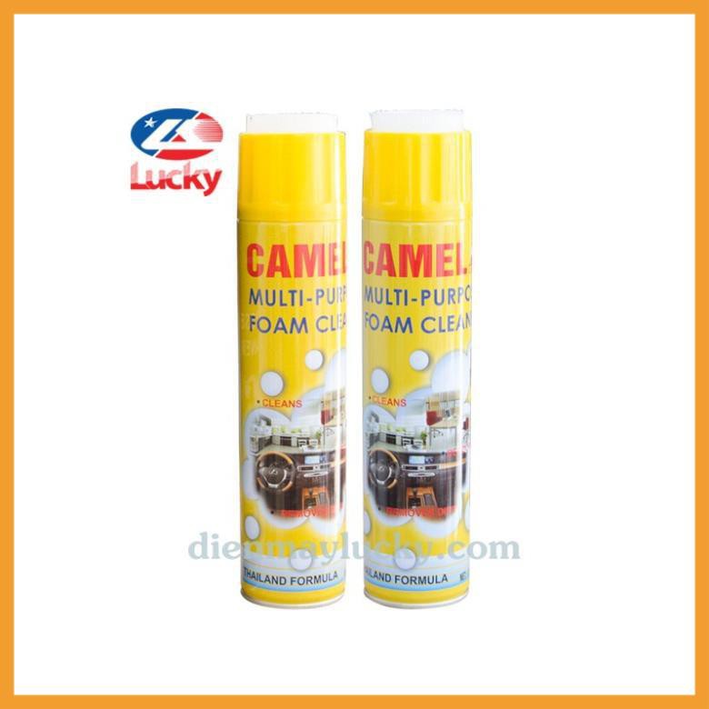 Xịt tẩy vệ sinh nội thất ô tô chính hãng Camel - Chai tẩy rửa đa năng - Vạn Dặm Bình An