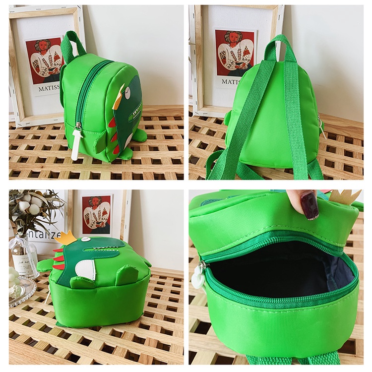 Balo đi học kiểu dáng khủng long đáng yêu thời trang cho bé