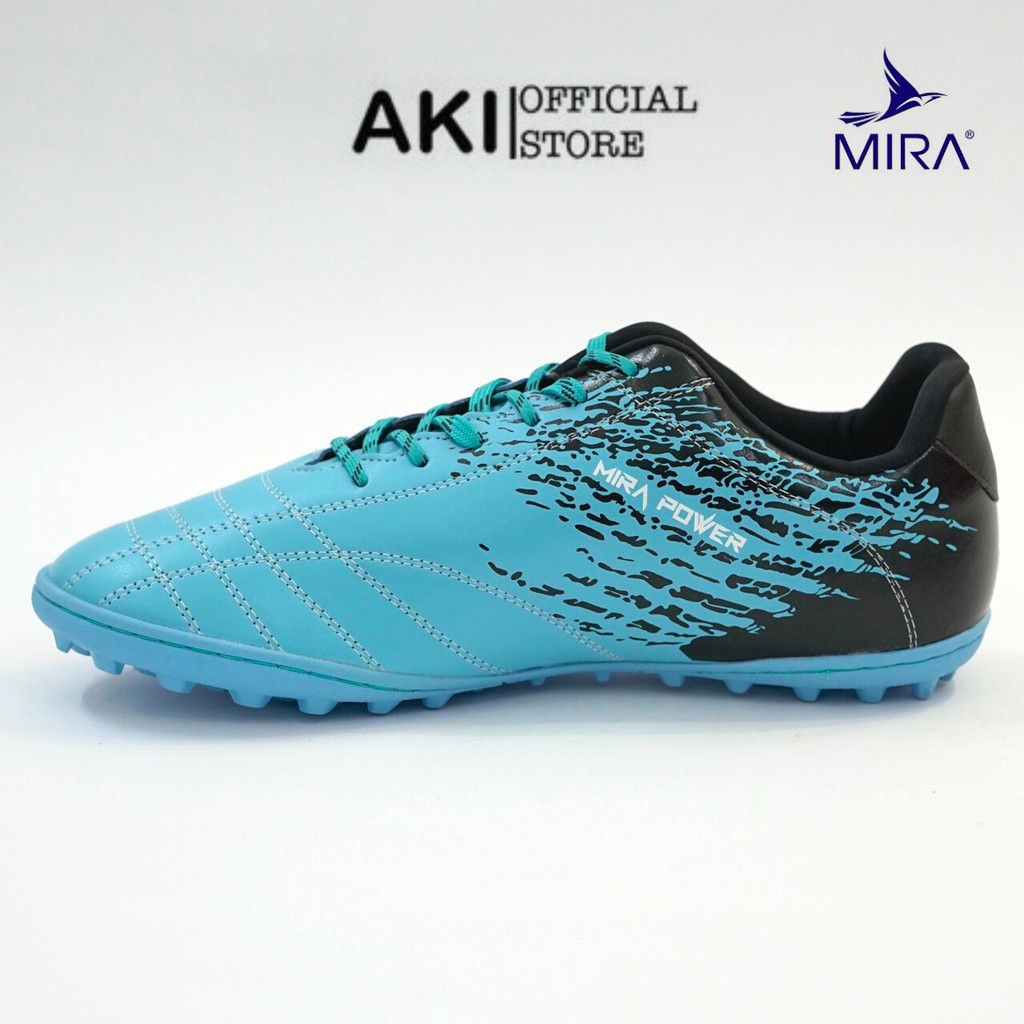 Giày đá bóng cỏ nhân tạo Mira Power Xanh Dương thể thao nam chính hãng nhẹ mềm - PE004