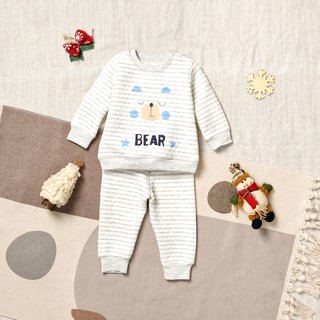 Bộ Quần Áo Nỉ Trần Bông Cho Bé Trai Bé Gái Hãng Moon@ Ấm Áp Kute