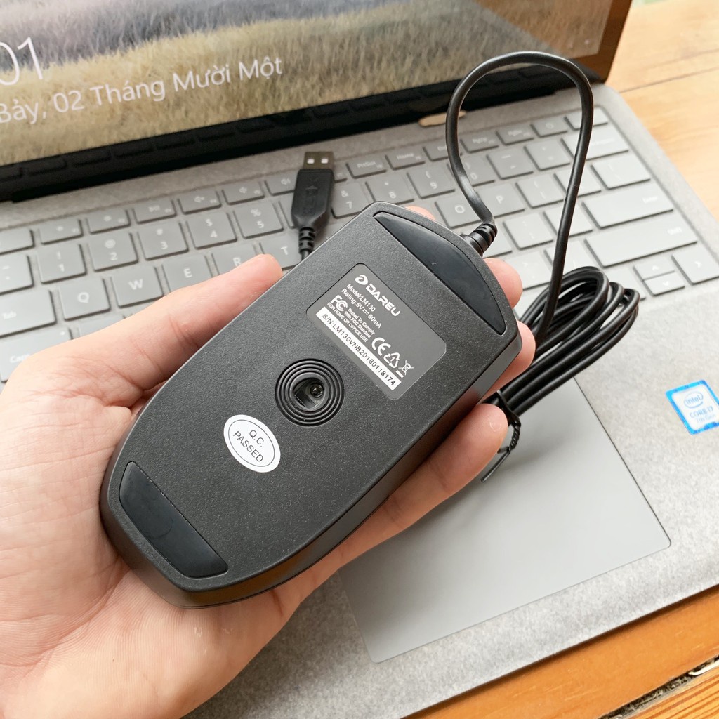 Chuột Có Dây Dareu LM130 Led Đổi Màu - Hàng Chính Hãng