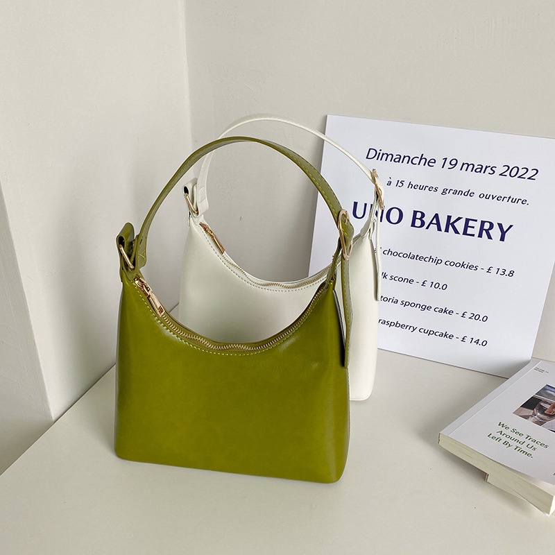 Túi Xách Đeo Vai Màu Xanh Bơ Phong Cách Thời Trang Hàn Quốc 2022