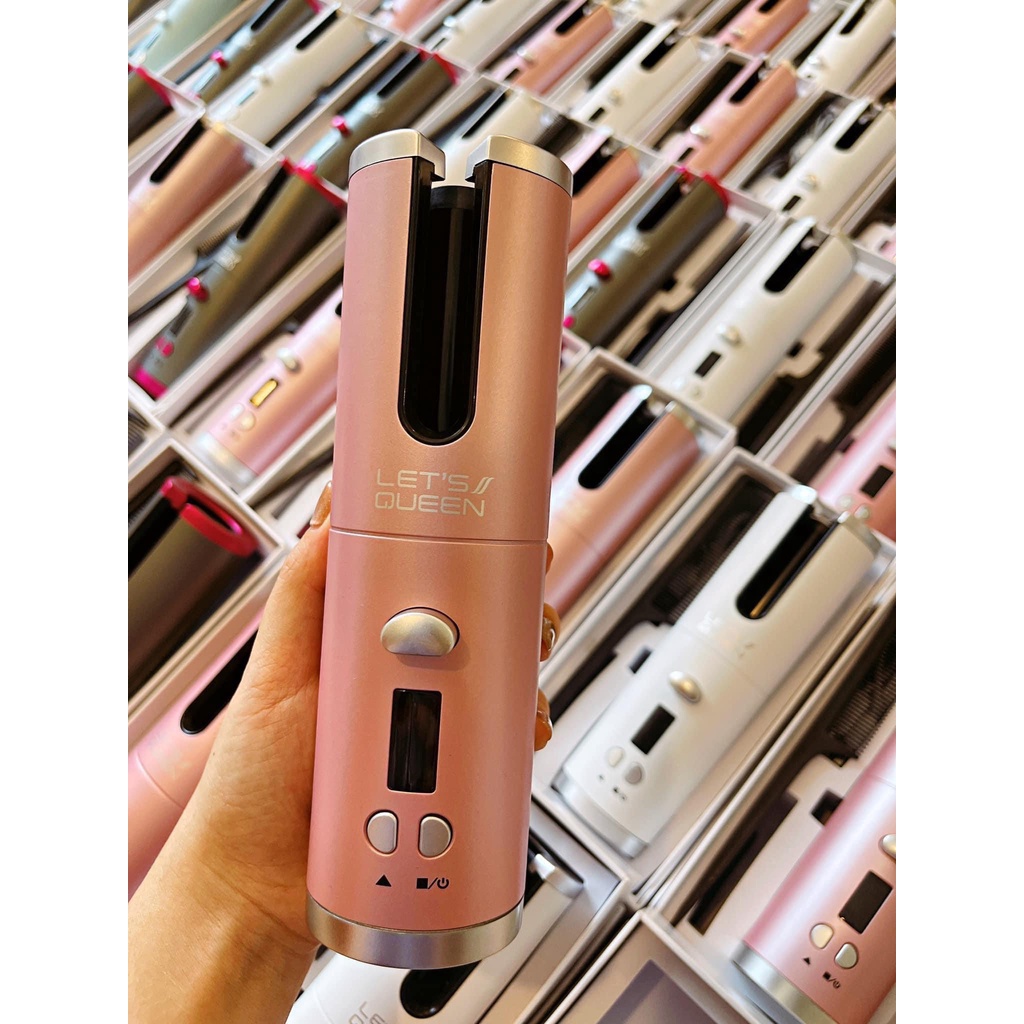 MÁY UỐN TÓC MINI CẦM TAY LET’S QUEEN S100,MÁY TẠO KIỂU TÓC CHÍNH HÃNG HÀN QUỐC. BẢO HÀNH 1 NĂM