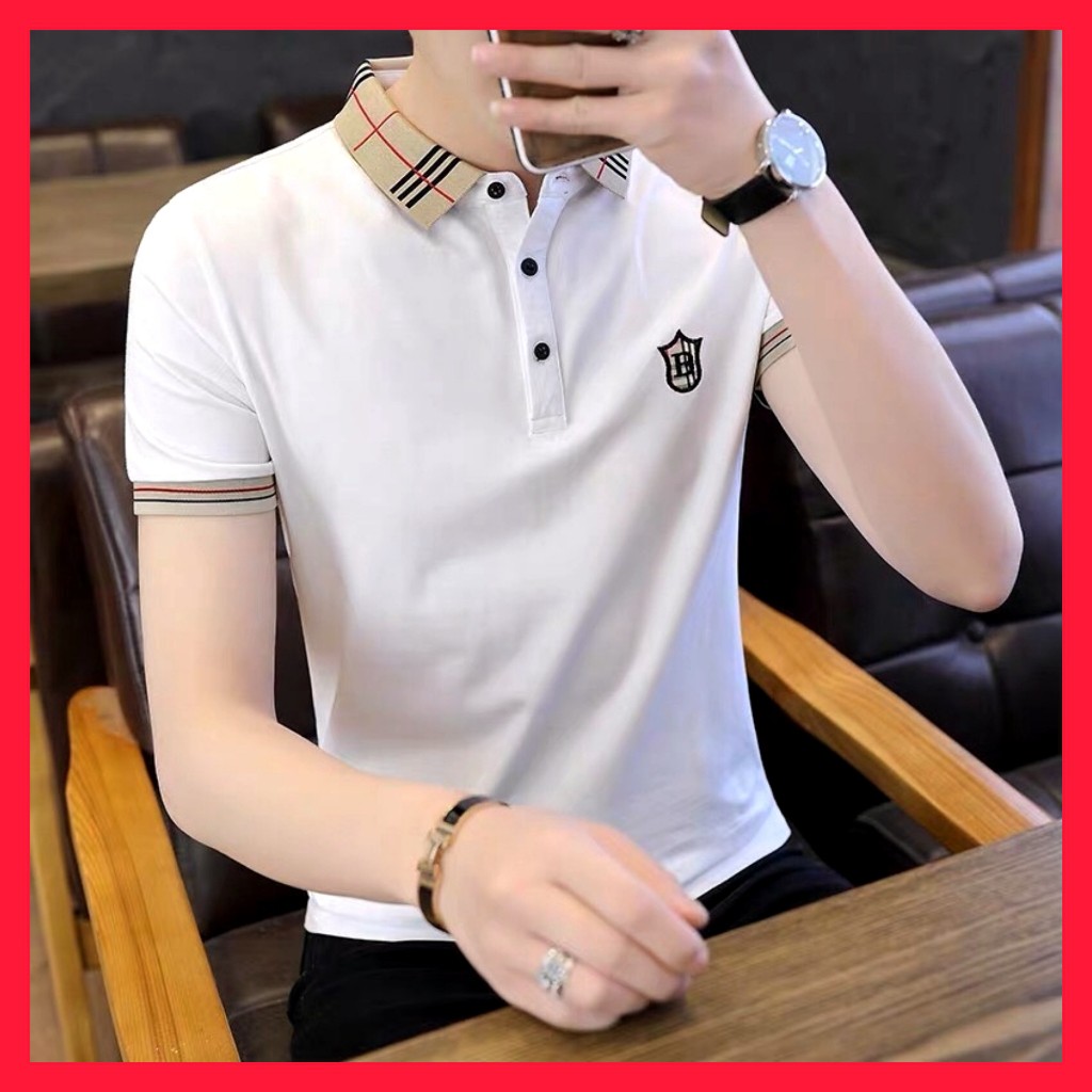 Áo thun nam polo coton cao cấp in thêu | BigBuy360 - bigbuy360.vn