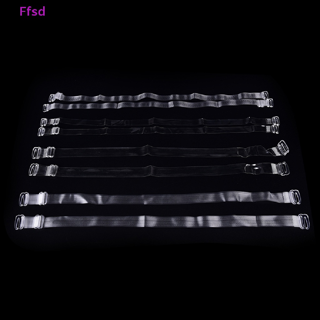 {Ffsd} Set 3 Cặp Dây Áo Ngực Trong Suốt Pha Lê Vô Hình Thiết Thực * Bán Chạy