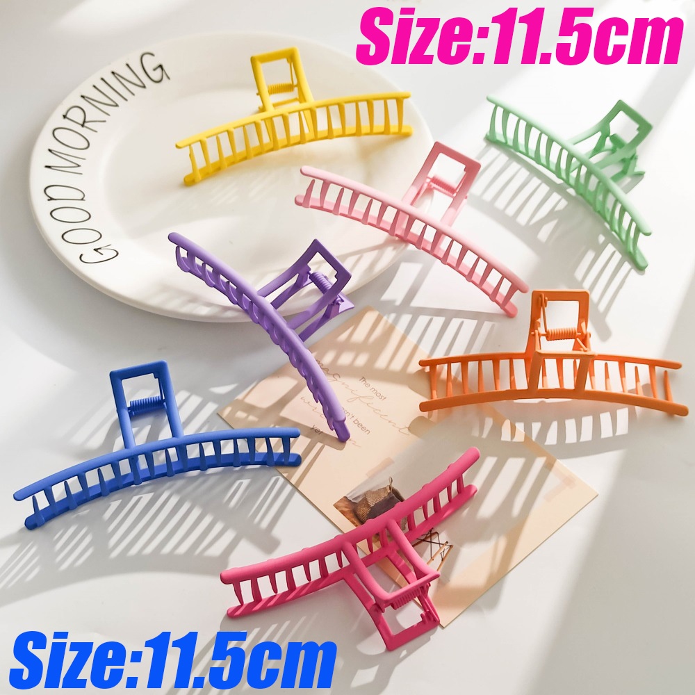 Kẹp Tóc Kim Loại Nhiều Màu Sắc Kiểu Dáng Hình Học Phong Cách Hàn Quốc Thời Trang