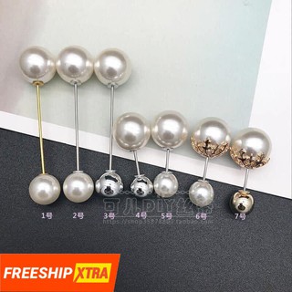 Set cài áo ngọc trai 🔥 hàng có sẵn 🔥 sét 7 cài áo giả ngọc trai hàn quốc