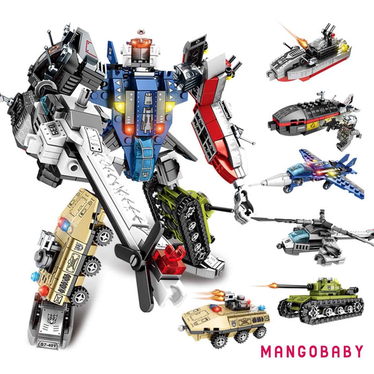 Set 6 Mô Hình Lắp Ráp Lego Đồ Chơi Cho Bé