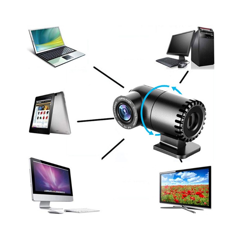 Webcam 1080p Phích Cắm Và Sử Dụng Cho Máy Tính | BigBuy360 - bigbuy360.vn
