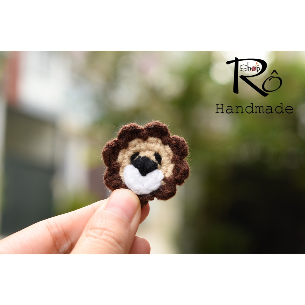 Cài áo sư tử cute, ghim cài balo dễ thương [Hàng sẵn+Ảnh thật]
