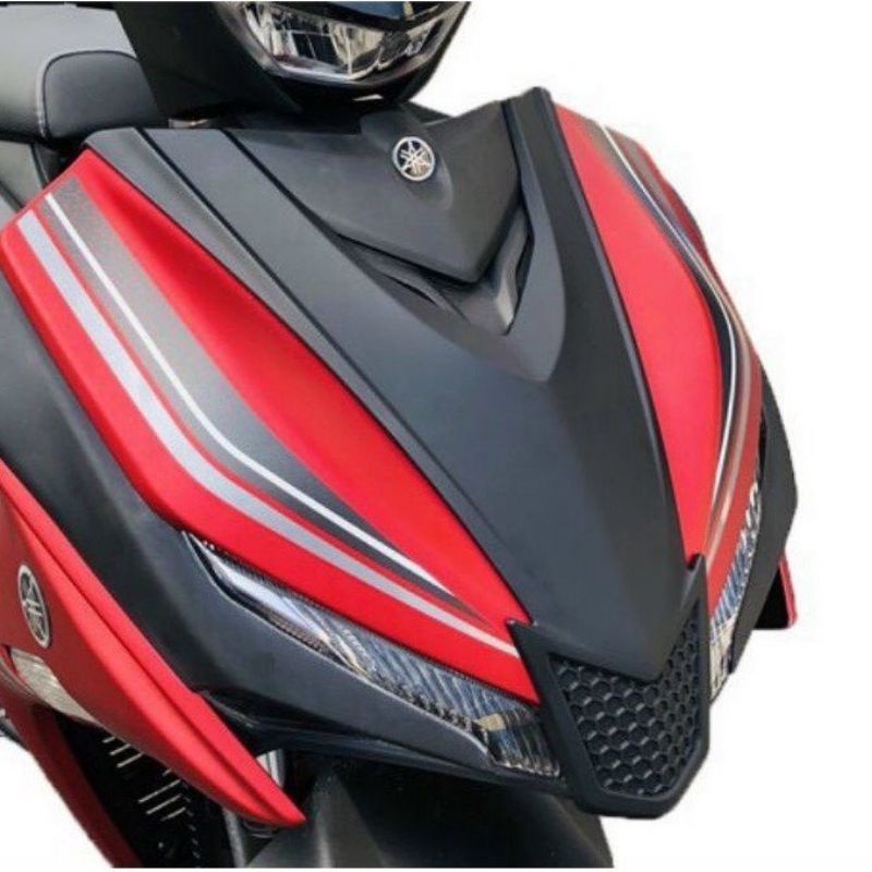 Ốp Mặt Nạ EX155 Exciter 2021-2023 VVA Carbon/Đen Nhám/Trắng Bạc