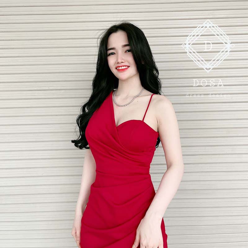 Váy đầm nữ 2 dây cúp ngực dáng ngắn Sexy- Đầm váy nữ tiểu thư dự tiệc dáng ôm chất Xleo co giãn 4 chiều mặc siêu thích