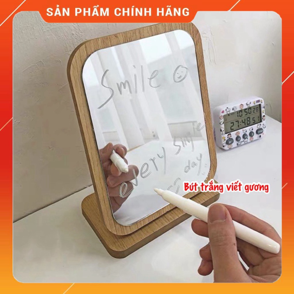 Bút dạ viết lên gương hoặc bề mặt kính, mực trắng nét bút 3mm siêu xinh