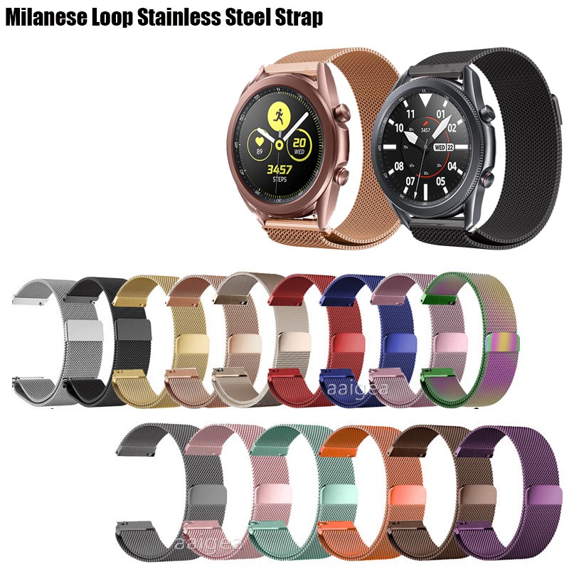 Dây đeo Inox Milanese cho đồng hồ thông minh Samsung Galaxy Watch 3 41mm 45mm
