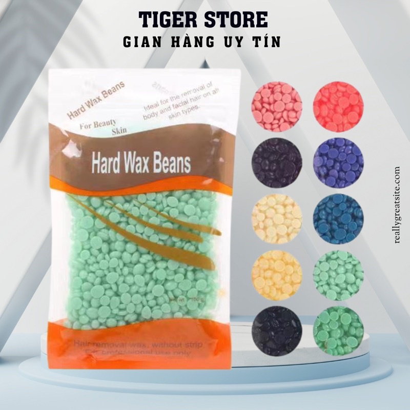 Sáp wax lông triệt lông Bikini, triệt lông râu, triệt lông Body có tặng kèm que gỗ, Sáp thường