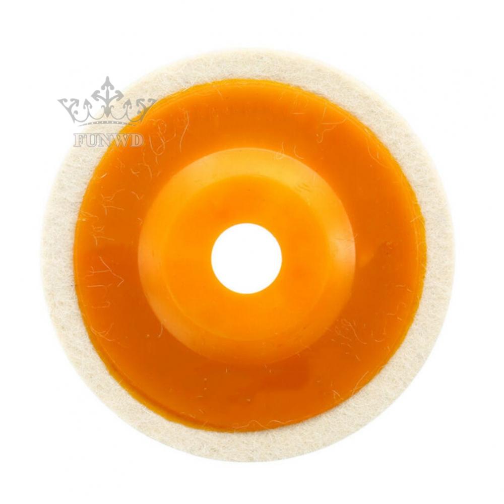 【FUNWD】4Inch 100mm Wool Polishing Wheel Buffing Angle Wheel Polishing Disc Pad Abrasive 100% brand new and high quality