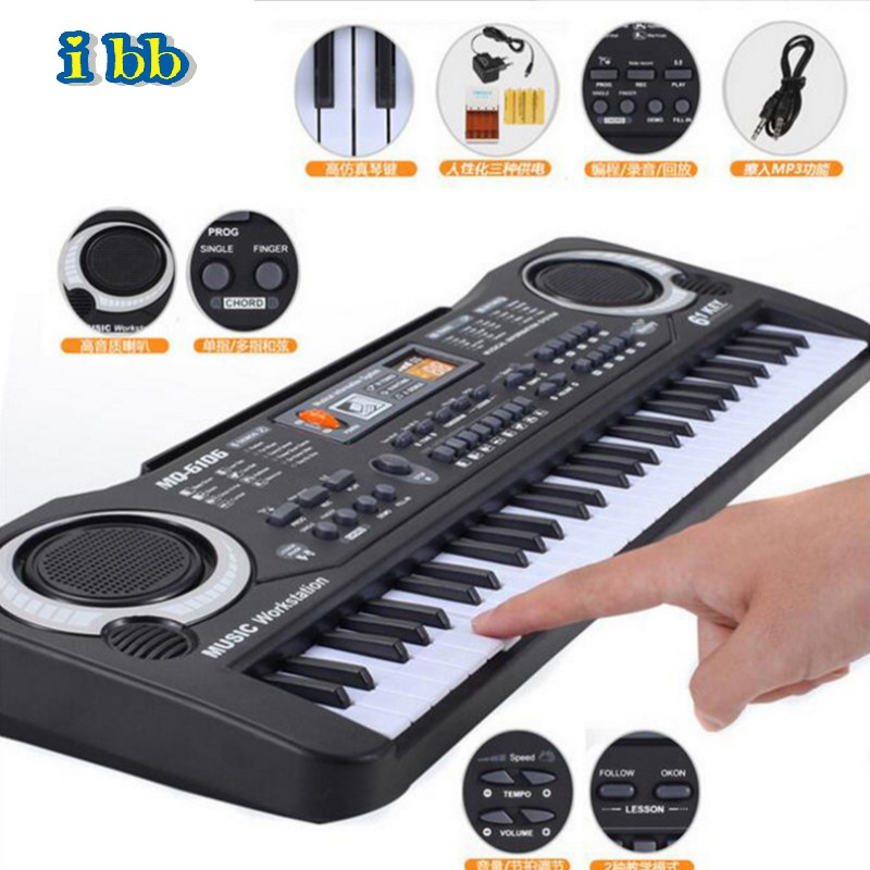 Đàn điện tử cho bé đàn piano 61 phím size vừa- size Lớn