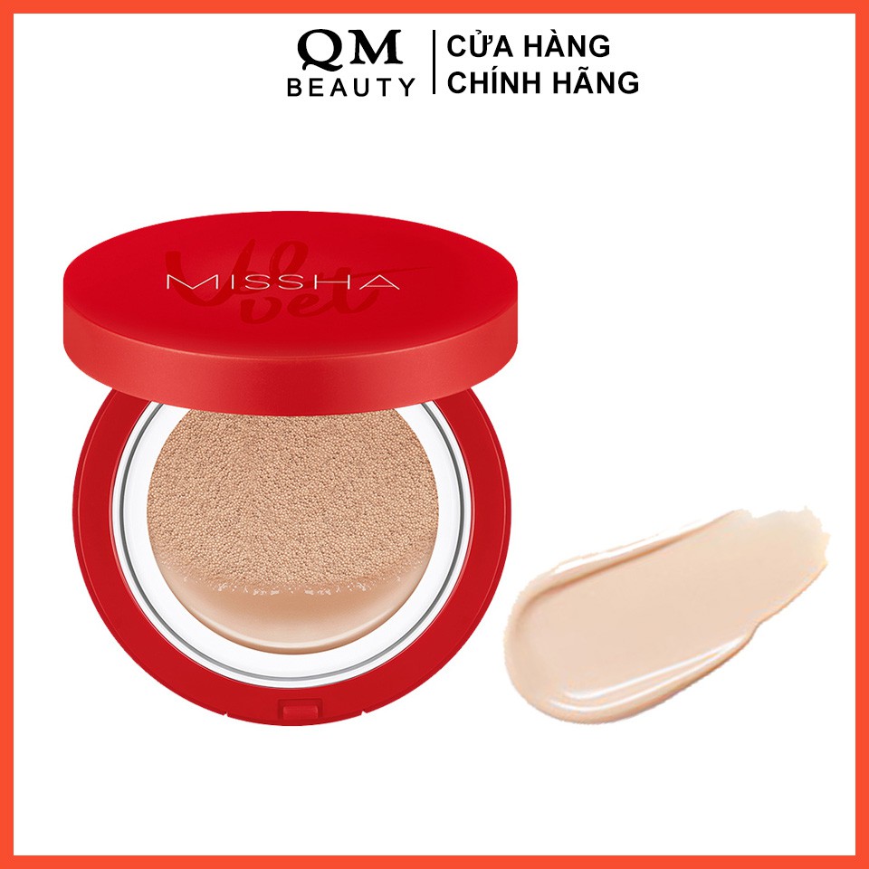 Phấn nước Missha Velvet Finish Cushion SPF50+ PA+++ che khuyết điểm lâu trôi