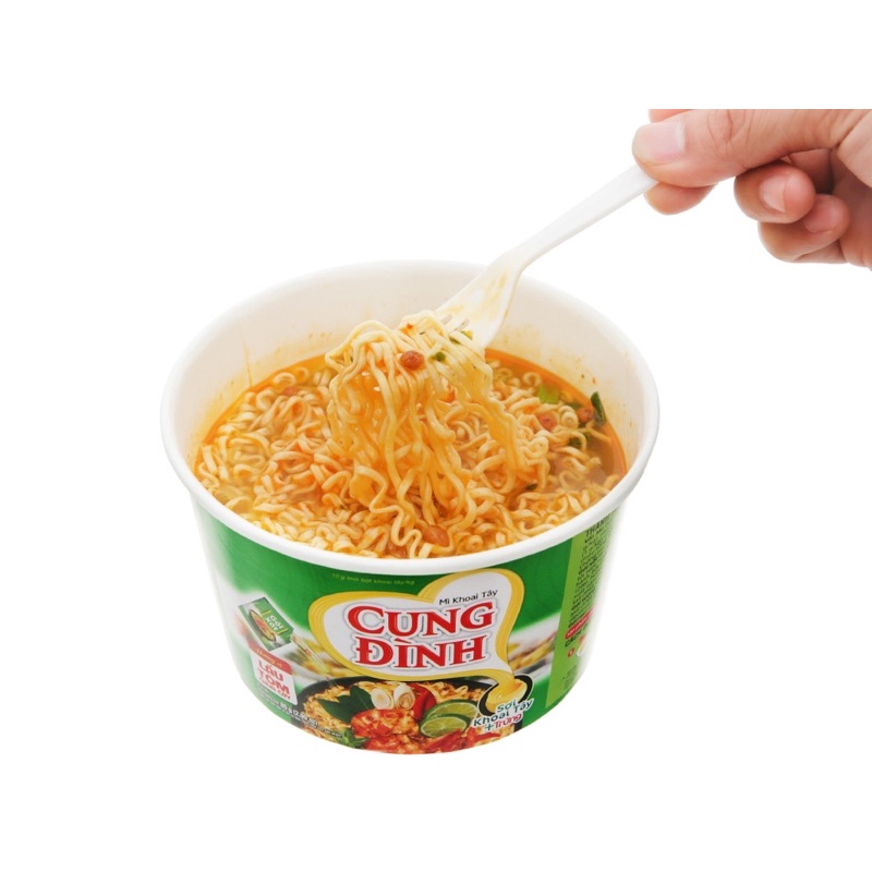 [Tân Phú] Mì ly Cung Đình vị Lẩu tôm chua cay 65g, mì khoai tây ăn liền | BigBuy360 - bigbuy360.vn